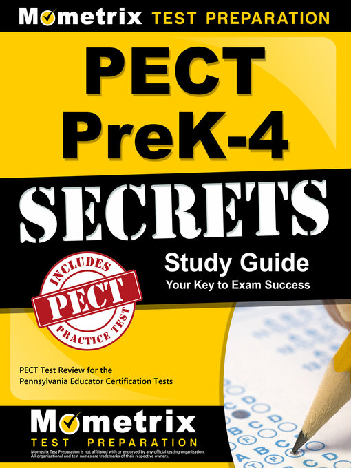 Cover image for PECT PreK-4 Secrets Study Guide